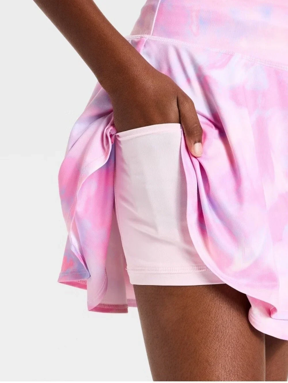 Girls' Knit Skort - All In Motion Pink S